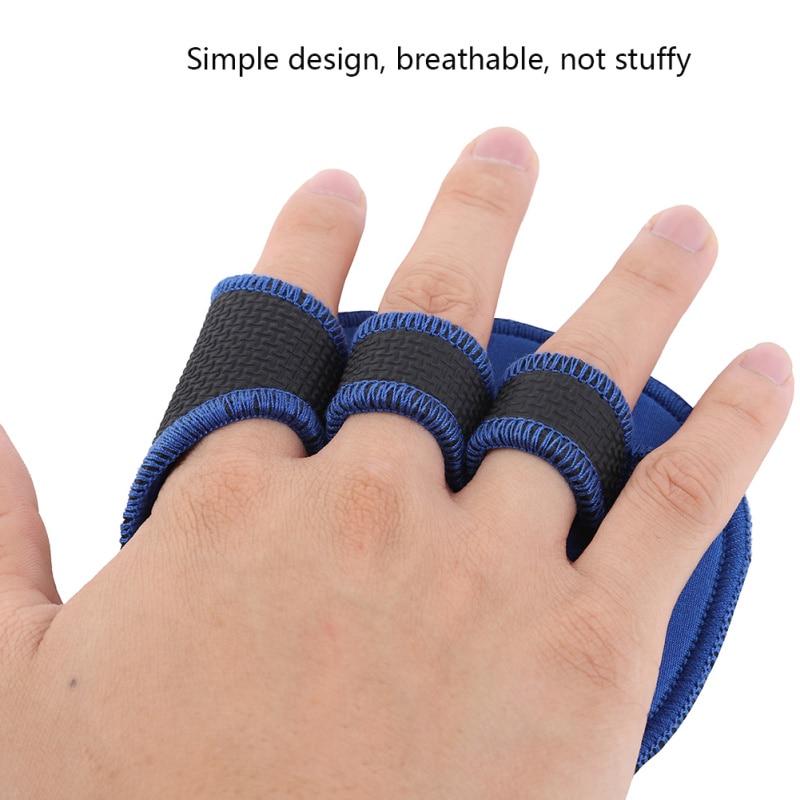 Unisex Anti Skid Weight Lifting Training Gloves Fitness Sports Dumbbell Grips Pads Gym Bench Press Exercises Hand Palm Protector