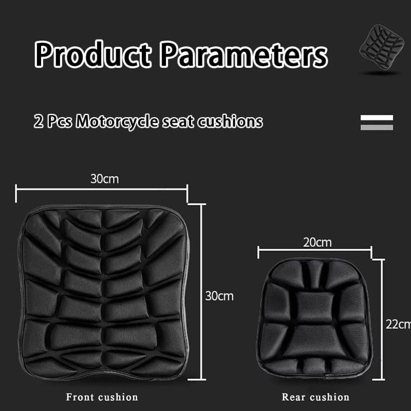 Xiaomi Мотоциклетная накладка на сиденье 3D Комфортная Нескользящая Подушка для сиденья Дышащая Универсальная Амортизирующая Чехол на сиденье