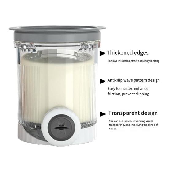 Swirl Pints for Ninja Ice Cream Maker Creami Containers Replacement for Soft Smoothie Maker Cup Reusable Cyclone Cups