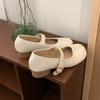 Fashion Female Low Heel Footwear Shallow Women Mary Janes Shoes 2025 New Luxury Buckle Strap Fashion Strange Toe Ladies Heeled Shoes