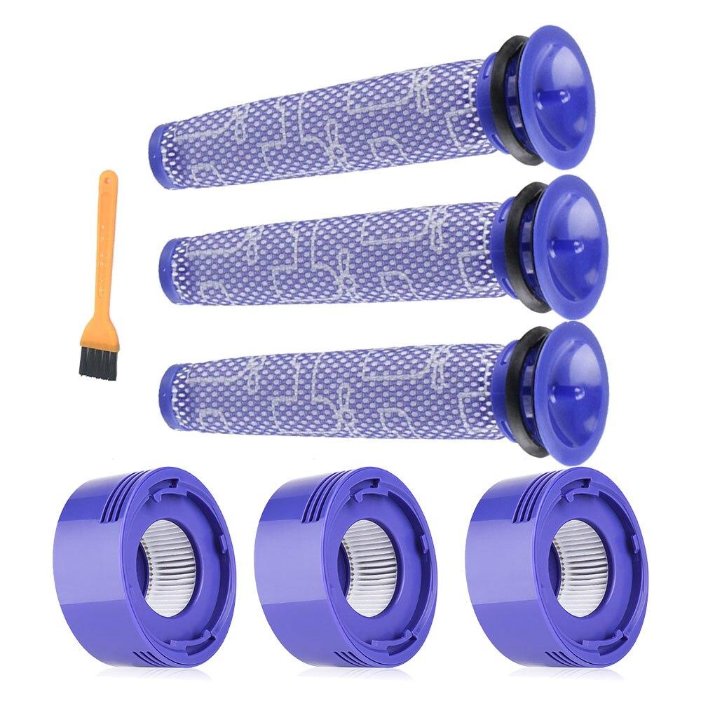 Сменные фильтры предварительной очистки и постфильтры HEPA Совместимые аксессуары для беспроводных пылесосов Dyson V8 и V7