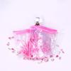 Transparent Cherry Blossom Automatic Folding Umbrella for All Weather - Ideal for Students