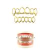 1Set Hip Hop Teeth Top And Bottom Mouth Teeth Grills Fashion Removable