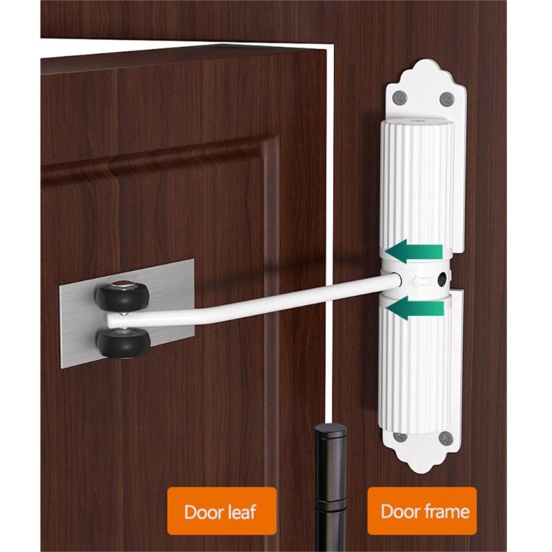 Self Shutting Door Device Smooth Closure Adjustable Strength Door Closure Door Control System for Household & Businesses