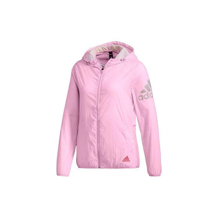 adidas Women's WB BOS Windbreaker Jacket Pink FJ1110