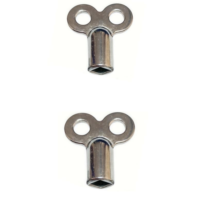 2 шт./5 шт. 5×5 мм ключ для радиаторного клапана, цинковый сплав, выпускная головка радиатора для стандартных клапанов отопления, аксессуары для ключа для спуска воздуха