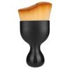 Кисть для нанесения тонального крема, изогнутая, в форме бокала для вина, кисть для нанесения жидкой тональной основы, коричневая