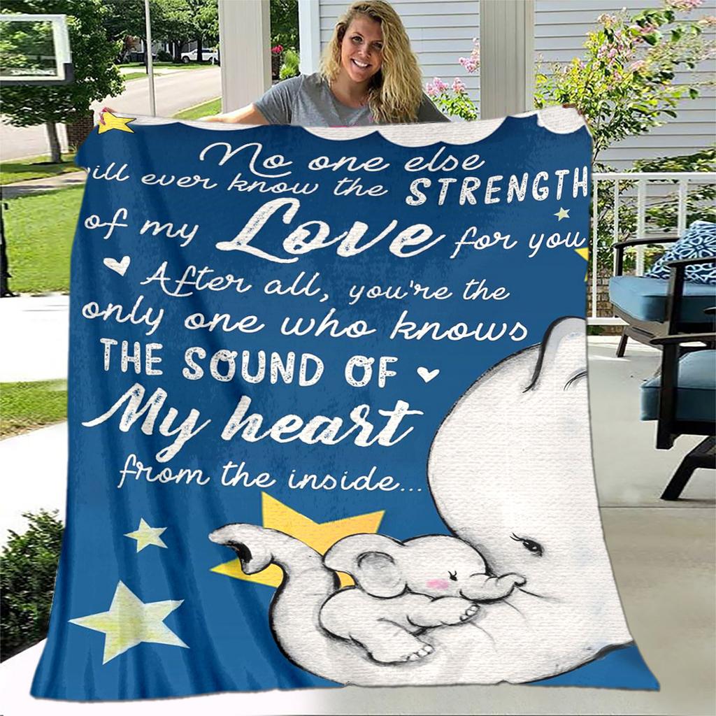 Моей дочери сыну подарок в виде письма HD одеяло, мягкое одеяло для дома, спальни, кровати, дивана, пикника, путешествия, офиса, одеяло, детское одеяло