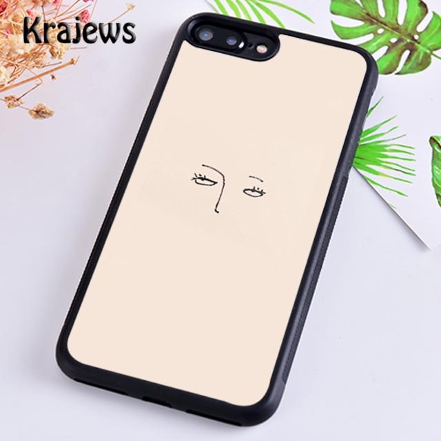 Krajews Минималистичная Линия Эстетика Искусство Чехол для Телефона для iPhone 17 Air 16 15 14 plus 11 12 13 pro max coque Fundas