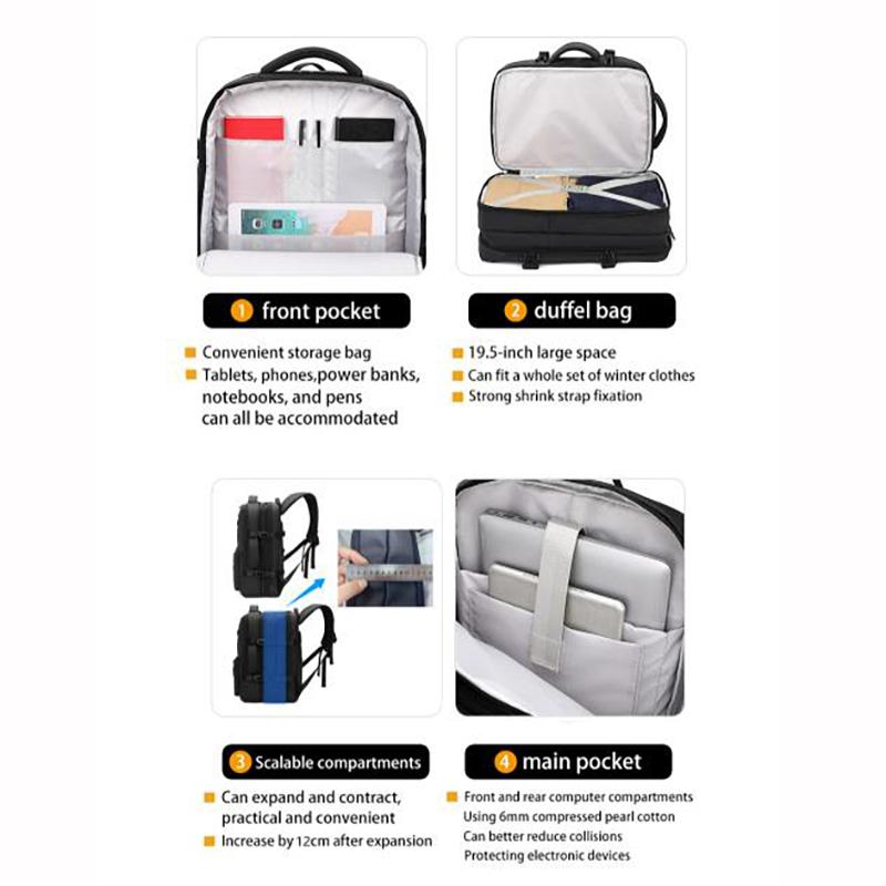 Дорожный рюкзак для женщин, большой емкости, легкий багажный рюкзак, дорожная сумка, деловая компьютерная сумка