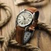 WatchGecko Vintage Ремешок для часов из высококачественной итальянской кожи - Светло-коричневый - 19 мм