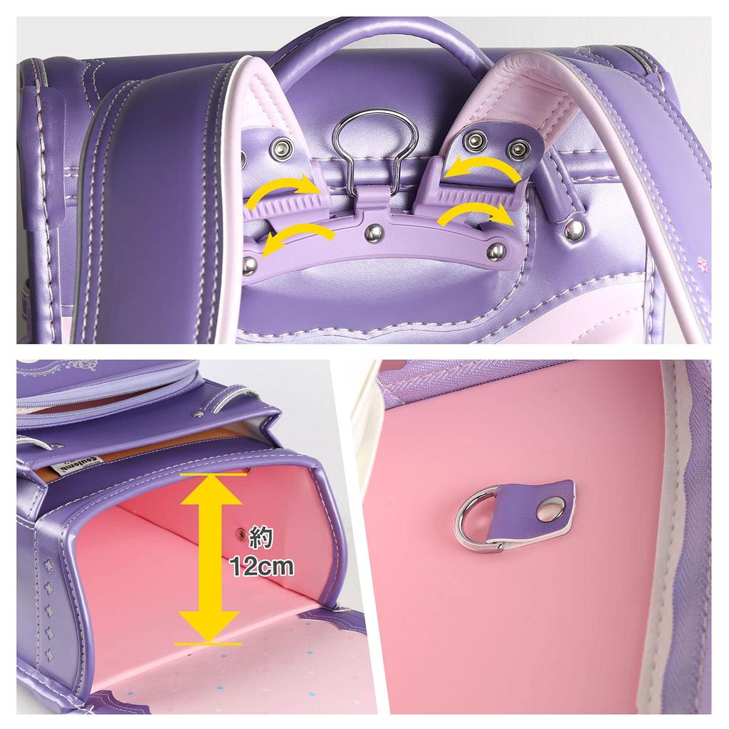 Latest Popular Cute School Bag for Luxurious Princess and Crown Pearl In 6 Colors [Coulomb] girls/Latest design/Shiny fabric/Sturdy hand-stitched/Gift