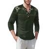 Men'S T-Shirt Street Casual Fashion Long Sleeved Top
