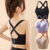 Women's High-Impact Shockproof Sports Bra with Strappy Back