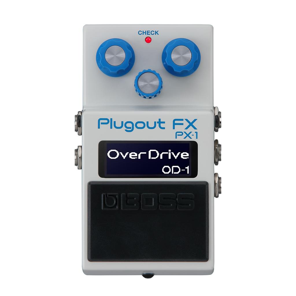 BOSS FX Innovative convertible hardware platform Up to 16 iconic BOSS effects in one compact pedal Authentic tone and response Pedalboard PX-1