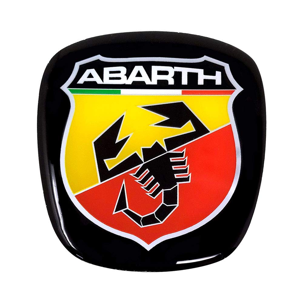 Abarth 21548 Официальная 3D наклейка с логотипом для Fiat 500