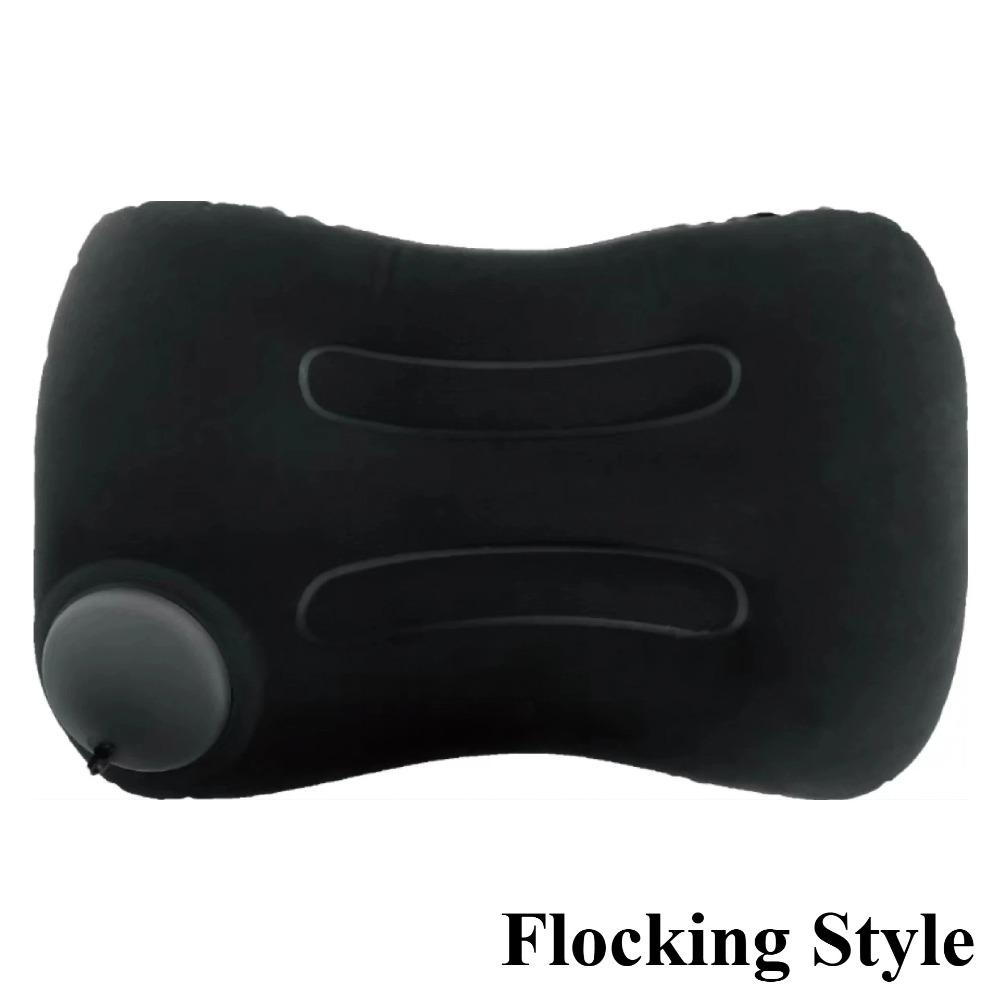 New Camping Inflatable Pillow Travel Pillow for Neck Lumbar Support Outdoor Lightweight Soft Car Pillow Press-to-Inflate Design