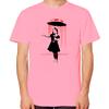 Blood Rain Girl With Umbrella Fashion Funny Streetwear Print T Shirt Summer Cotton Tees Tops Oneck New Shirts And Tshirts
