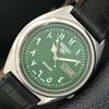 ВИНТАЖНЫЕ АВТОМАТИЧЕСКИЕ ЧАСЫ SEIKO 5 7009A ЯПОНИЯ МУЖСКИЕ ЗЕЛЕНЫЙ ЦВЕТ ЦИФЕРБЛАТ a708759-1