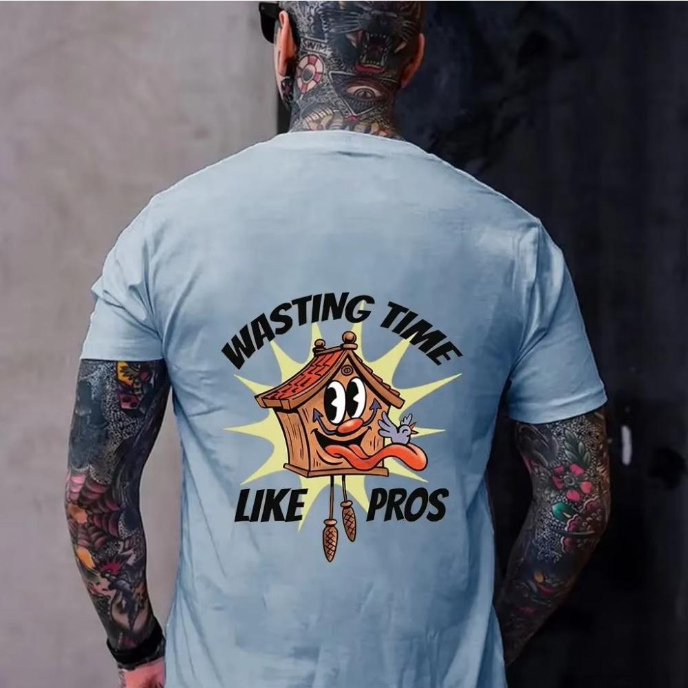 Popular New Weird Short Sleeve Mositure Absorbing Quick Dry Cmfortable Loose T-shirts Men In The Summer Of 2024 Streetwear