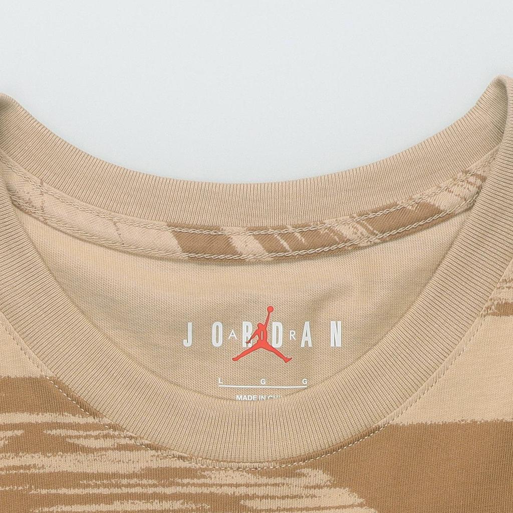Jordan X MVP Printed Pullover Crew Neck Удобная мягкая футболка с коротким рукавом Мужские топы из льна FZ1918200