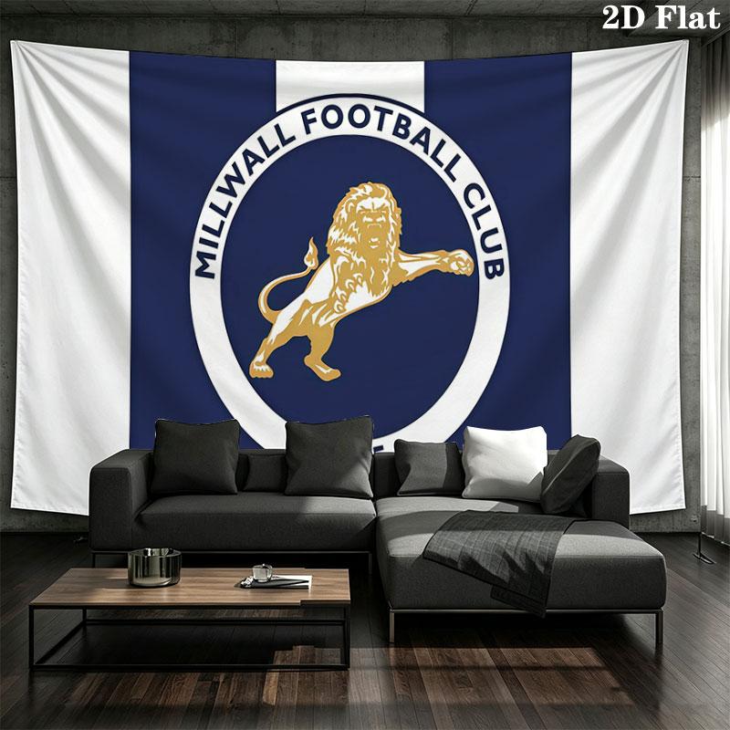 Millwall Wall tapestry, aesthetic printed fabric blanket, suitable for bedroom, living room, and home decor.