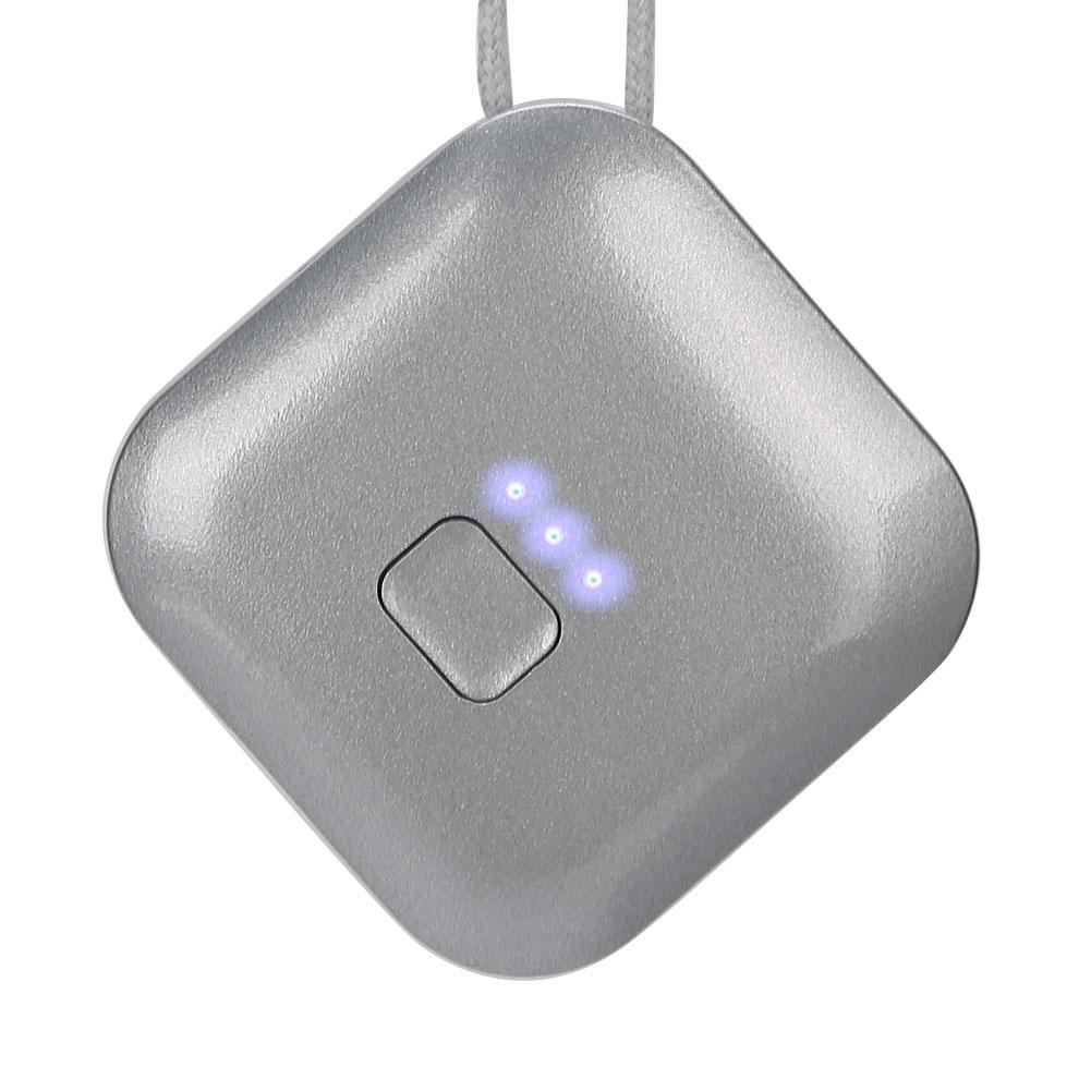 Портативный носимый очиститель воздуха USB персональный мини-ожерелье с отрицательными ионами освежитель воздуха черный