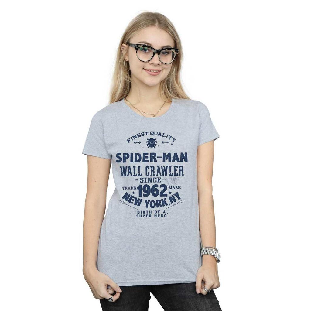 Marvel Womens/Ladies Spider-Man Finest Quality Cotton T-Shirt