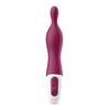 Satisfyer 1 ягодный вибратор Порция Над Глубоко внутри Точечный Мягкий наконечник головки Гибкий Средний оргазм Среднее развитие оргазма Вибратор Электрический