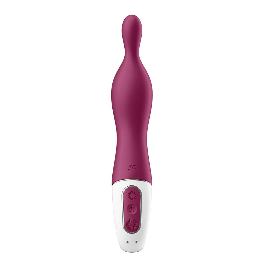 Satisfyer 1 ягодный вибратор Порция Над Глубоко внутри Точечный Мягкий наконечник головки Гибкий Средний оргазм Среднее развитие оргазма Вибратор Электрический