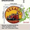 Винтажная металлическая табличка Texaco 12x18 дюймов Ретро Бензиновый Гаражный Декор Искусство для Мужской Комнаты