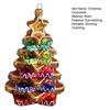 Gingerbread House Christmas Decoration Resin Gingerbread Christmas Tree Hanging Ornaments for Tree Holiday Party Home Decor