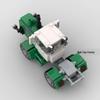Зеленый трактор - Строительный набор из кубиков, совместимый с MOC - Креативные игрушечные блоки