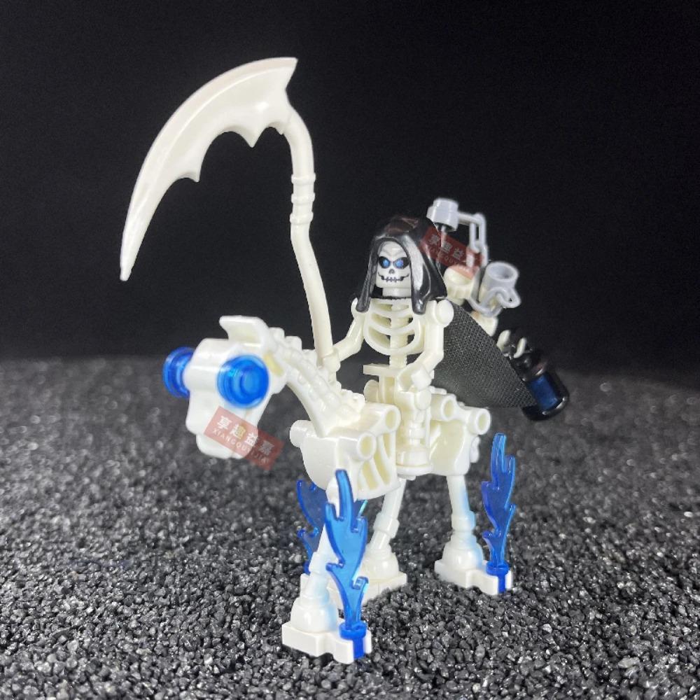 New Halloween Horror Movie Skeleton Hero Building Blocks Model Bricks Mini Action Toy Figures Toy Gift for Children