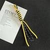 NEW Creative Anti-Lost Knot Nylon Rope Keyring Colorful Braided Lanyard Keychain For Car Backpack Pendant Accessories Gift