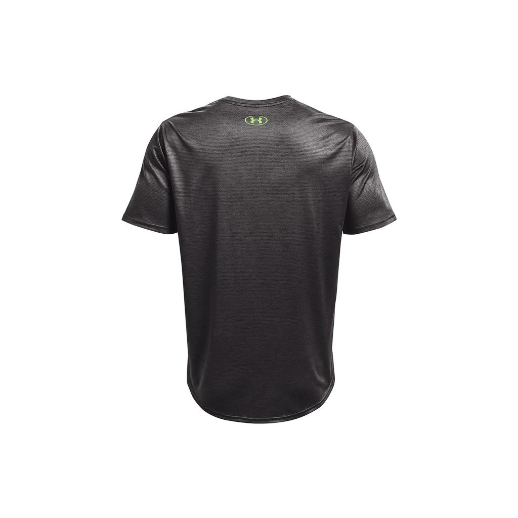 Under Armour Футболка с принтом на плече и буквенным логотипом для тренировок, мужская, серая 1370367-010