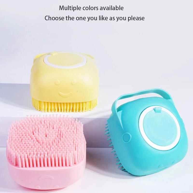 Pet Dog Bath Grooming Brush For Dogs Pets Dogs Accessories Soft Silicone Massager Cleaning Tool Comb Cats Supplies Products Home
