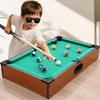 Pool Table Set for Kids Game Interactive Toy Leisure Time Indoor Mini Tabletop