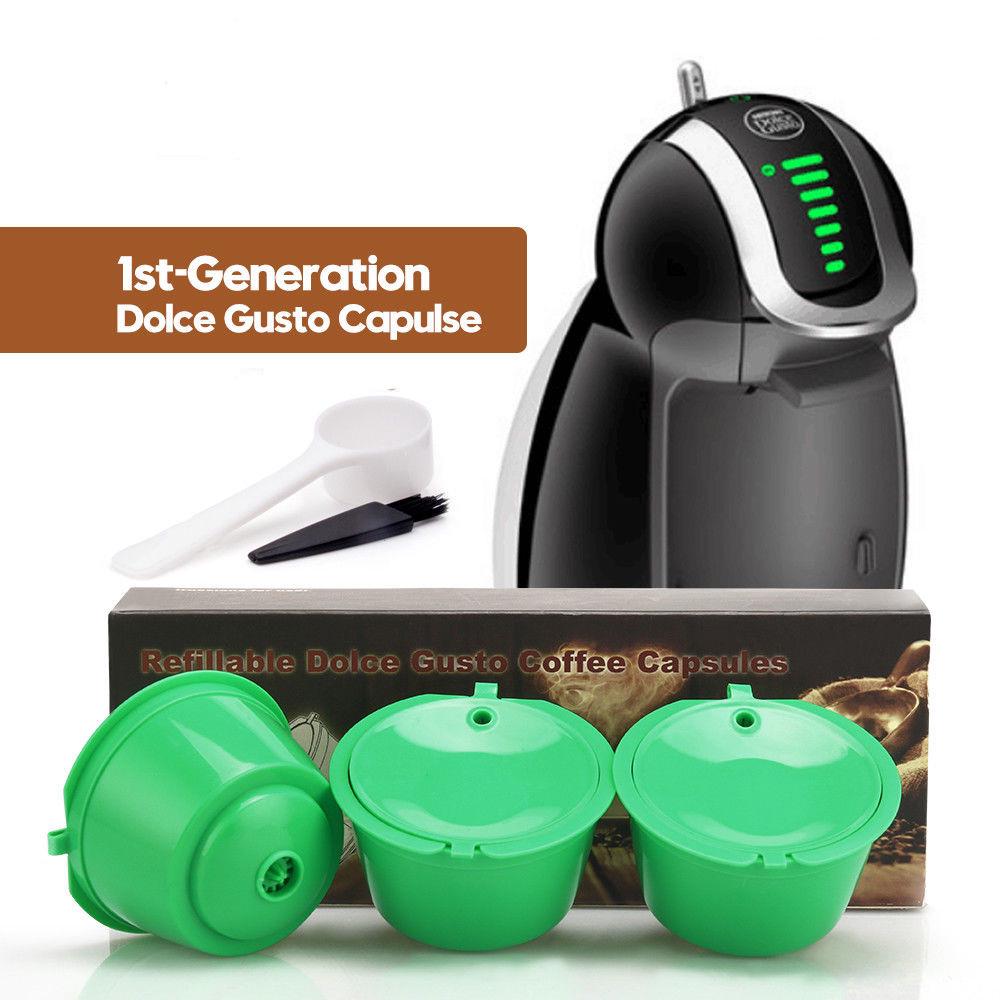 1 шт., кофейные капсулы со сладким вкусом, пластиковые перезаряжаемые кофейные капсулы с фильтром