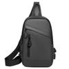 Men's Breast Bag Fashionable and Simple New Messenger Bag Leisure Sports Shoulder Bag Small Bag Outdoor Commuter Backpack