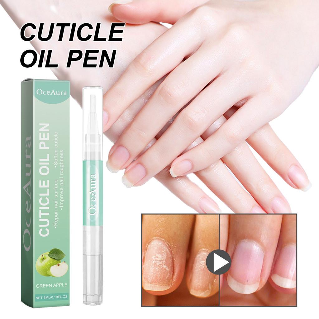 Oceaura Green Apple Nail Care Oil Deeply Nourishing Formula For Healthy Nails And Cuticles