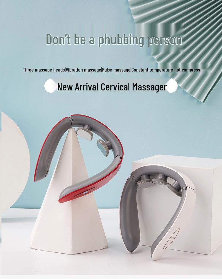 Умный электромагнитный импульсный массажер для шеи и позвоночника