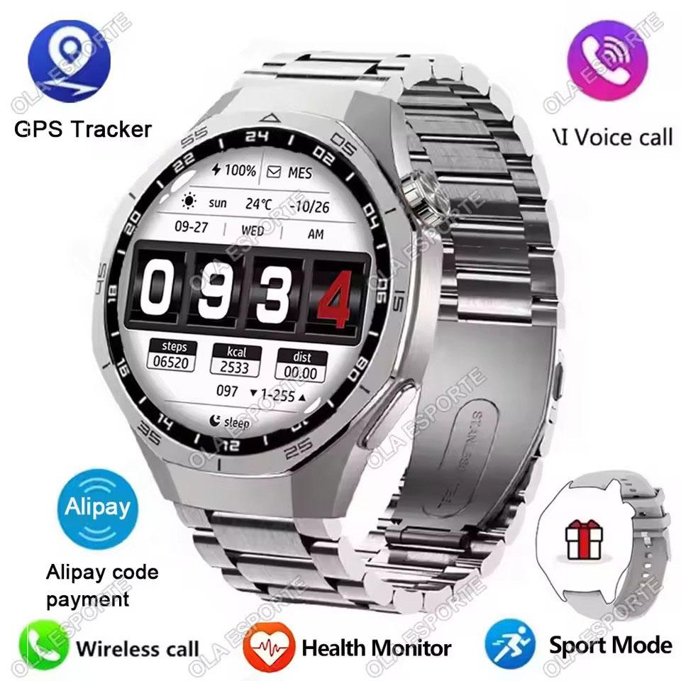 Новые часы Watch 5 Умные часы 5 Pro Мужские HD AMOLED Экран GPS Пульс Bluetooth Звонки IP68 Водонепроницаемые Мужские Умные часы Праздничные подарки