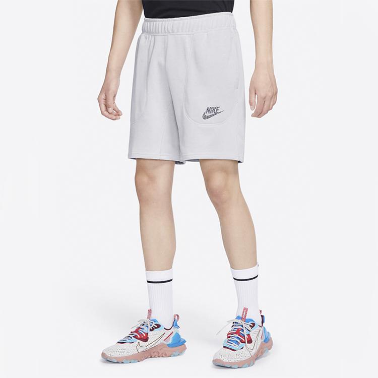 Nike Шорты из французской махровой ткани, мужские штаны, однотонные CU4512-910