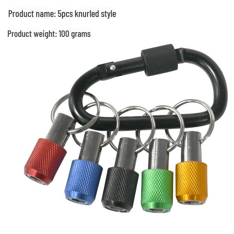 Алюминиевый сплав 6 шт. Цветной брелок-удлинитель для хранения дрелей