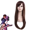 70 см женский длинный парик аниме D. Va косплей костюм термостойкие синтетические волосы Dva парики для девочек костюмы для косплея
