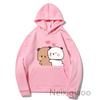 Autumn Winter Panda Bear Cute Cartoon Women Hoodie Bubu Dudu Kawaii Clothing Women Couple Sweatshirts Harajuku Pullover