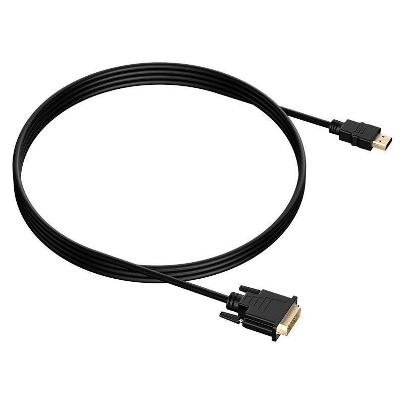 Кабель DVI-HDTV Совместимый кабель HDMI-DVI 1,5 м 1080P 3D DVI D 24 1-контактный кабель-адаптер для ТВ-приставки DVD ПК