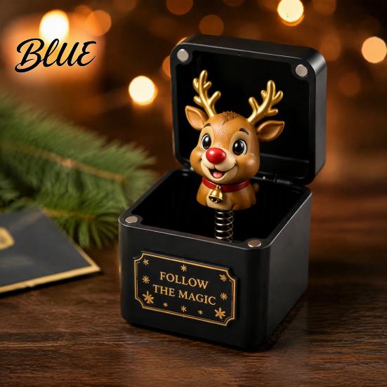 Holiday Seasonal Gifts Themed Surprise Spring-Loaded Pop-Up Gift Box Christmas Magic 3D Santa Boxes Claus