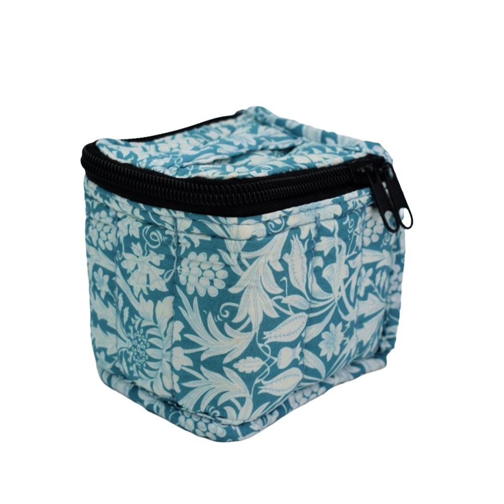Portable 9 Compartments Essential Oil Bag 15ML Capacity with Handle Nail Polish Storage Bag Shockproof Essential Oils Organizer